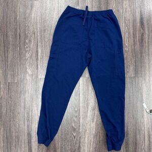 Movement Butter Soft Jogger Scrub Pants Pockets‎ Drawstring Navy Blue M 2 pair